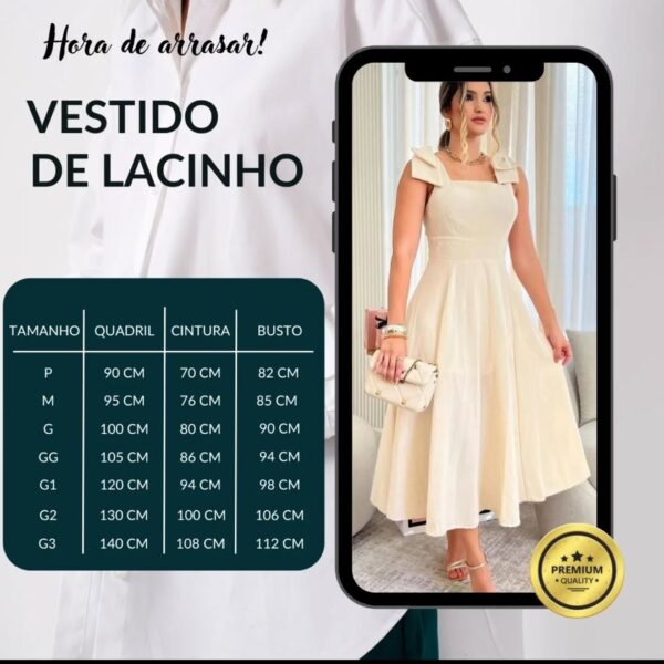 Vestido Longo de Linho Forrado - Image 6