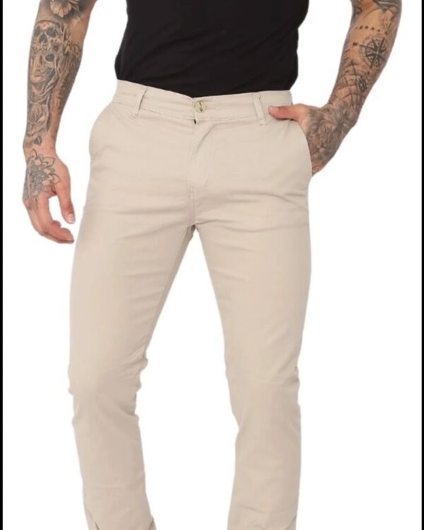 Calça de Sarja Masculina C/ Lycra - Image 3