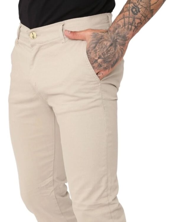 Calça de Sarja Masculina C/ Lycra - Image 4