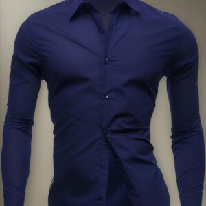  Camisa Social Masculina Slim Fit Luxo