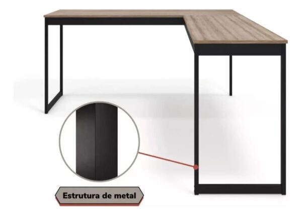 Mesa em L 150x150 – Elegância e Funcionalidade para seu Escritório! - Image 3