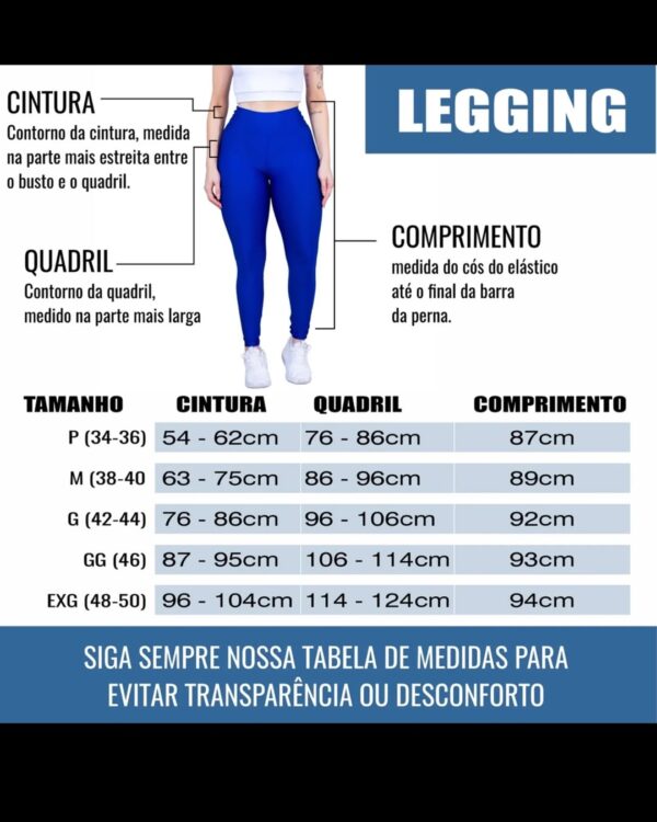 Calça Legging Feminina Preta – Conforto e Estilo para o Dia a Dia - Image 3