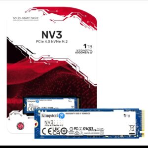 SSD M.2 NVMe 4.0 1TB Kingston NV3 – Velocidade e Desempenho