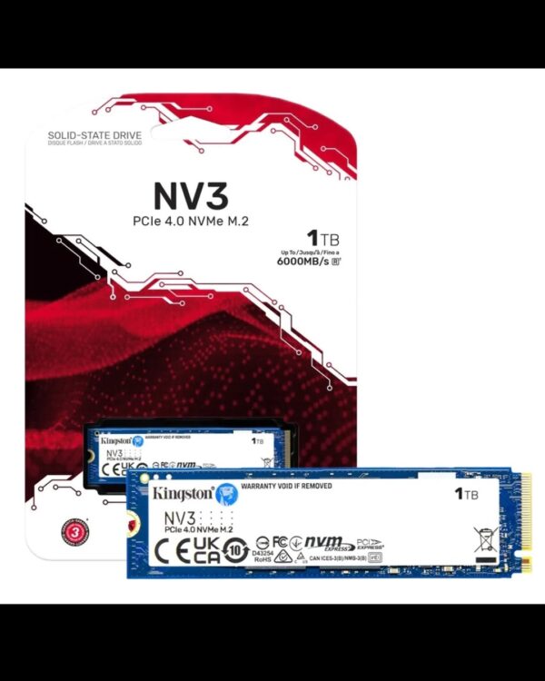 SSD M.2 NVMe 4.0 1TB Kingston NV3 – Velocidade e Desempenho