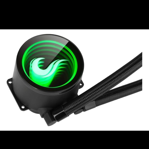  Rise Mode Water Cooler RGB 240mm – Resfriamento Potente e Design Imponente! - Image 4