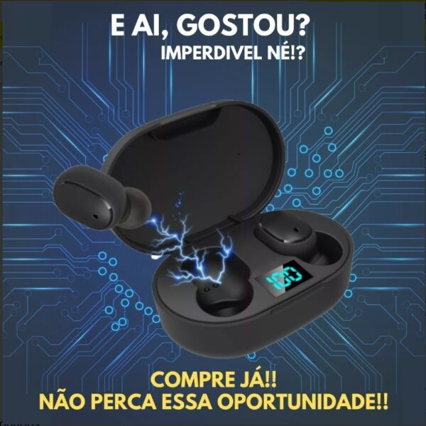 Fone de Ouvido Bluetooth TWS – Liberdade e Qualidade de Som! - Image 5