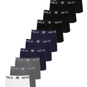 Kit 10 Cuecas Boxer Microfibra Polo Wear