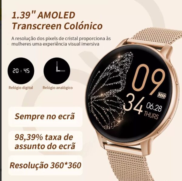 Smartwatches Sport Homens Mulheres Chamada Bluetooth - Image 3