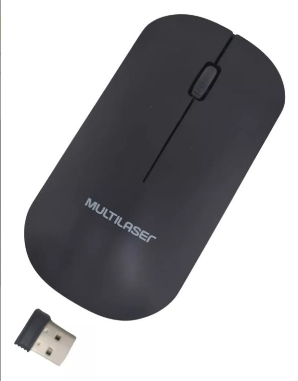 Mouse Sem Fio Slim Box MO307 – Precisão e Conforto!