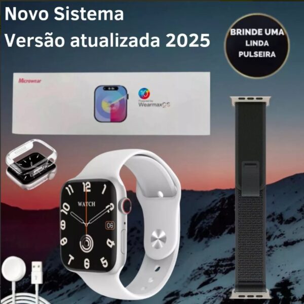 Relógio Smartwatch W99+ Plus Amoled Gps Nfc Lançamento 2025 - Image 2
